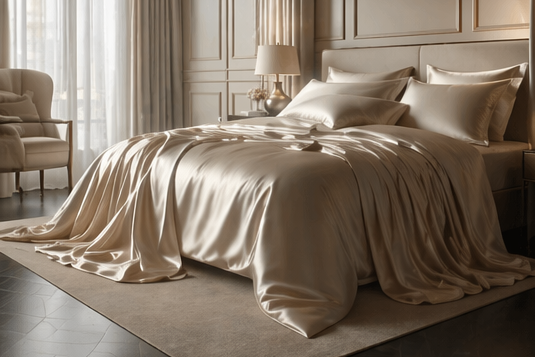 Set Lenzuola in Pura Seta 100% | Collezione Milano — Lenzuolo + 2 Federe