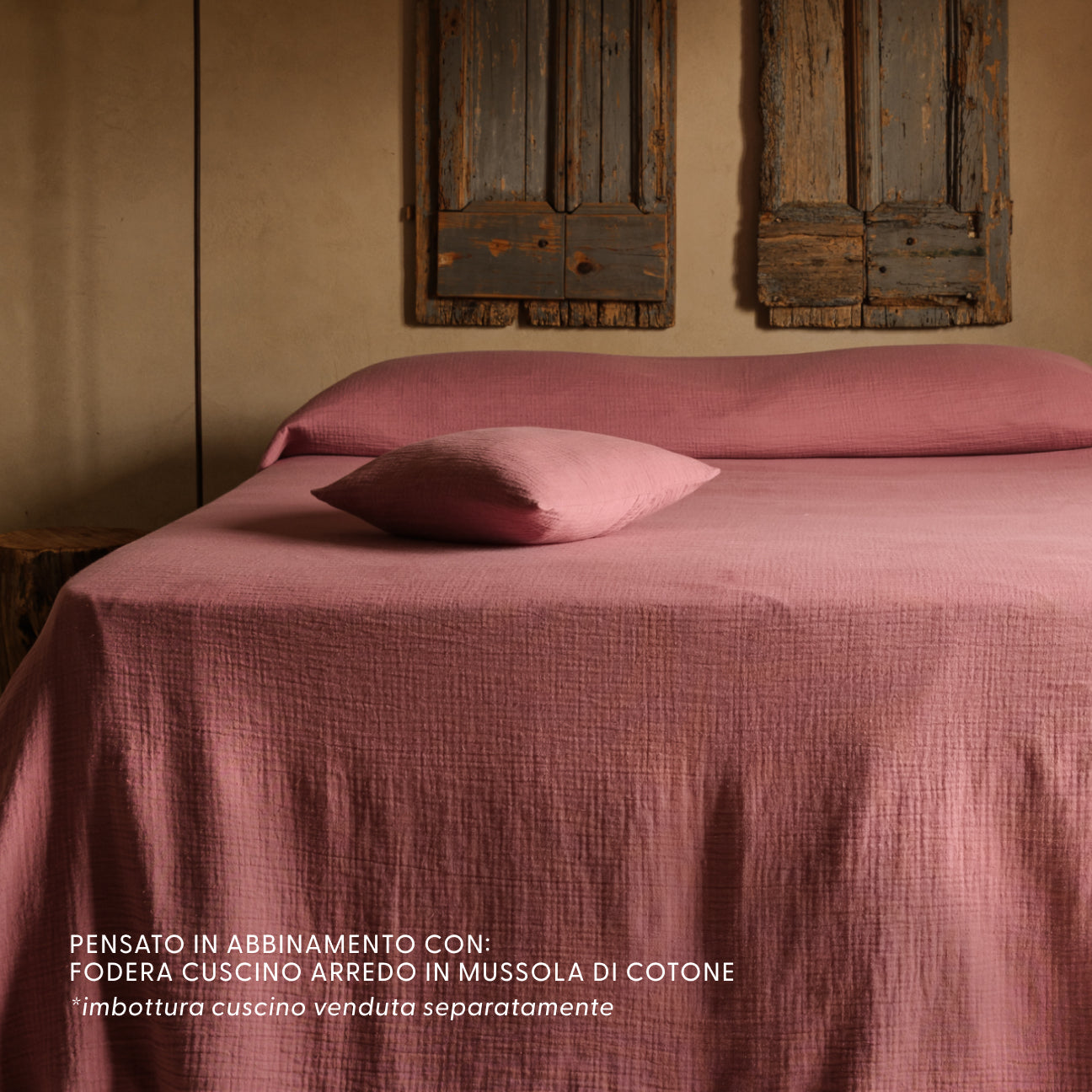 Copriletto in Mussola di Cotone Premium